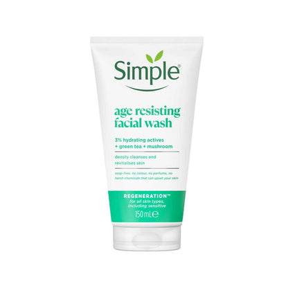 Simple Age Resistance Facial Wash – Hydrating Face Cleanser For Soft, Smooth & Fresh Skin