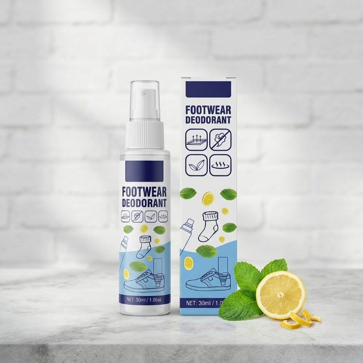 Premium Footwear Deodorant Spray – Instant Shoe & Sock Odor Eliminator (30ml)