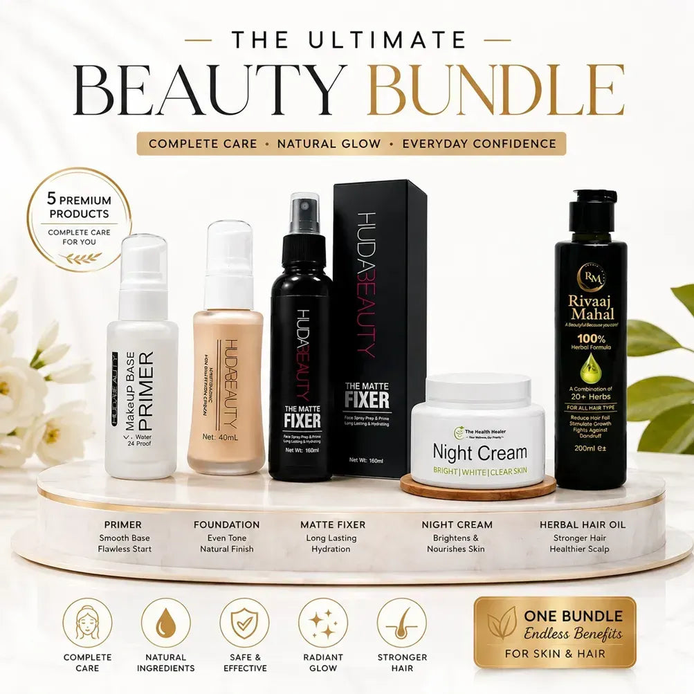 Huda Beauty Bundle 5 in 1 Makeup Accessories