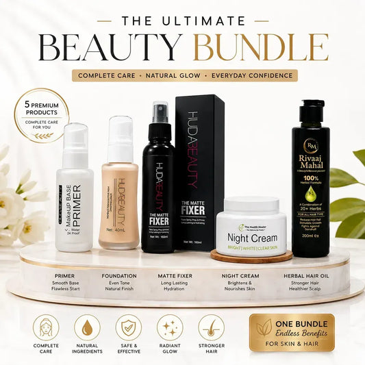 Huda Beauty Bundle 5 in 1 Makeup Accessories
