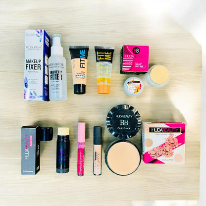 8 in 1 Huda Beauty Makeup Set For Pakistani Skin