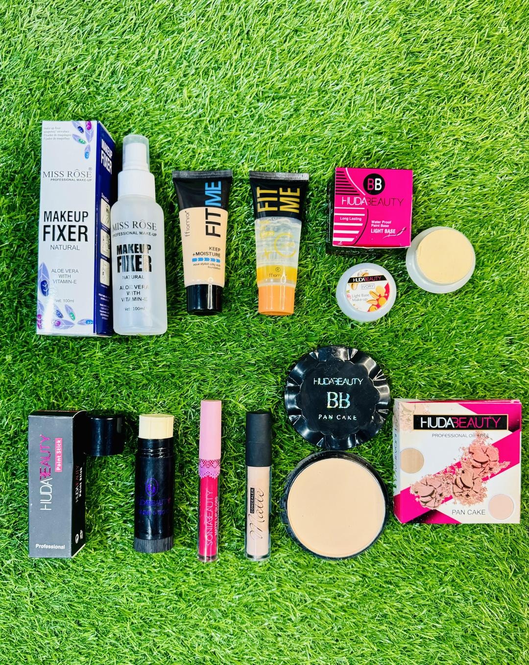 8 in 1 Huda Beauty Makeup Set For Pakistani Skin