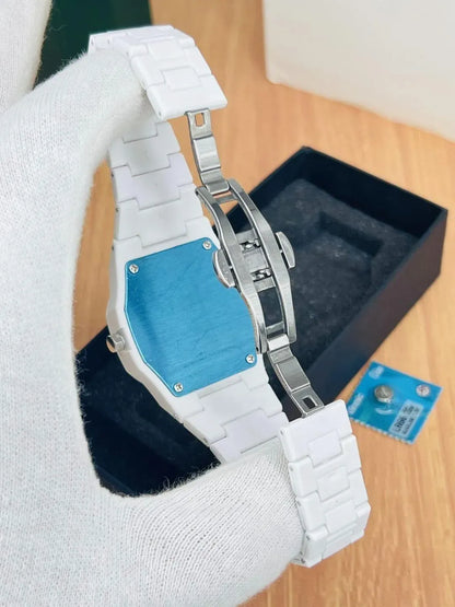 White Arabic Aura Watch For Men